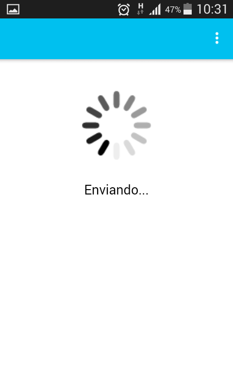 App CheckingJob: pantalla inicial